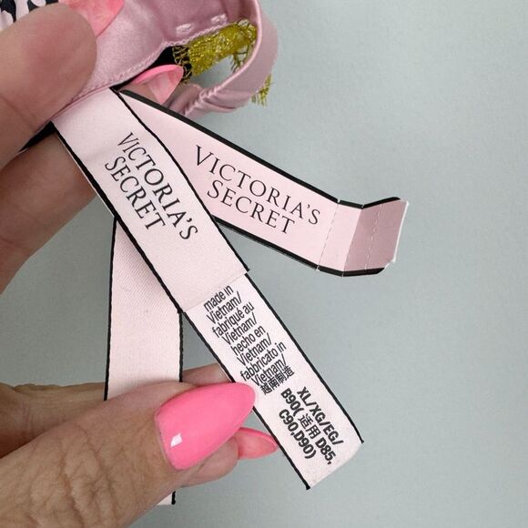 VICTORIA’S SECRET | NEW Leopard Print Lace Trim Bralette Women’s Size X-Large - Picture 4 of 9